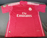 NWT REAL MADRID CF SOCCER TEAM FOOTBALL FUTBOL PINK JERSEY FIFA SHIRT XL - $67.31