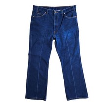 Vintage Levi&#39;s 517 Jeans 517-2017 Bootcut Size 38 x 29 Men&#39;s Crease Denim Blue - £39.53 GBP