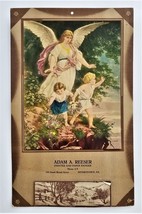1948 antique ADAM A REESER painter paper hanger CALENDAR myerstown pa ad... - $67.27