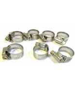 Super Seal 420 Hose Clamps 9/16&quot; Band &amp; Range up to -1 1/16&quot; (qty.7) - $13.65