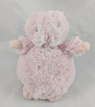 Baby Aurora Pink Animal Plush Rattle 5 Inch  Stuffed Animal toy - £7.10 GBP