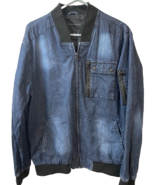 Sean John Long Sleeved Jean Jacket Denim Mens Xtra Large XL Lined Full Zip - £19.96 GBP