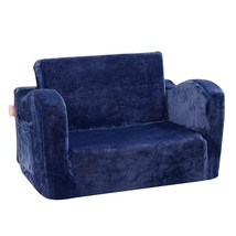 VEVOR Kids Couch, 2-in-1 Toddler Chairs Comfy, Toddler Couch Sofa Bed Fo... - $83.15