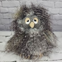 Jellycat London Orlando Owl Sleepy Owl Furry Fuzzy Feathers Plush 10&quot; - £11.65 GBP