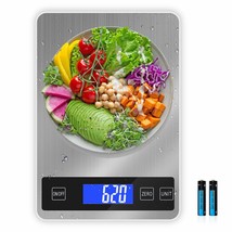 Digital Kitchen Scale, Demalo 22Lbs 5 Units Food Scale Weight Grams, Coo... - $32.93