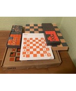 Wild Wood Wooden Chess Set Wooden Board And Pieces Board Game In Box - £9.21 GBP