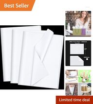 100 Sheets White Tissue Paper (20x14 in) for Elegant Gift Wrapping &amp; Crafts - $17.77