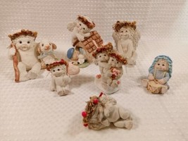 DREAMSICLES Lot of 7 Cherub Angels Figurines by Kirsten 2&quot; to 5&quot; Some Orig. Box - £29.86 GBP