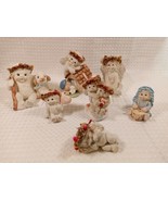 DREAMSICLES Lot of 7 Cherub Angels Figurines by Kirsten 2&quot; to 5&quot; Some Or... - £29.38 GBP