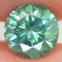 Green Diamond Round Shape Loose Fancy Color VS2 Enhanced Certified 1.15 Carat - £931.83 GBP