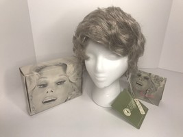 Eva Gabor Wig Hairpiece Vtg 1987 Short Pixie Silver Vista 56 Modacrylic In Box - £27.21 GBP
