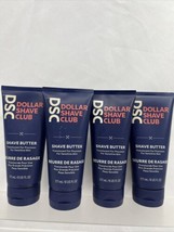 (4) DSC Dollar Shave Club Shave Butter Translucent Precision Sensitive Face 6oz - £17.17 GBP