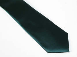 Men's Satin Silky Tie Hankie Set J.Valintin Private Collection R64 Teal Green image 3