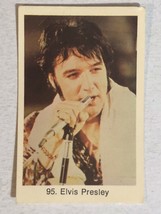 Elvis Presley Vintage Dutch Gum Trading Card #95 Elvis with Microphone - $6.92