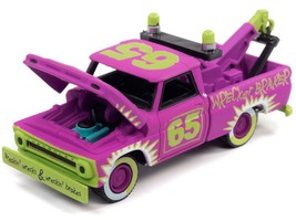 1965 Chevrolet Tow Truck #65 Random Acts of Violets Purple with Graphics... - $19.44