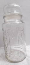 Planters Mr. Peanut 8” Glass Jar Lid 75th Anniversary Vtg 1981 Monocle/Cane #11 - £18.98 GBP
