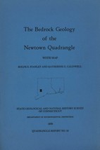 The Bedrock Geology of the Newtown Quadrangle Connecticut Rolfe S. Stanley - $12.99