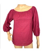 ANTHRO Maeve NWOT Patterned Top Size Small - $414.68 MXN