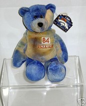 MWT SHANNON SHARPE #84 DENVER BRONCOS PRO 9&quot; Teddy Bear in Acrylic Displ... - $17.82