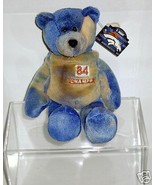 MWT SHANNON SHARPE #84 DENVER BRONCOS PRO 9&quot; Teddy Bear in Acrylic Displ... - £14.24 GBP