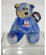 JOHN ELWAY #7 CHAMPS BRONCOS PRO BEARS 9&quot; Teddy Bear MWT in Acrylic Disp... - £14.24 GBP