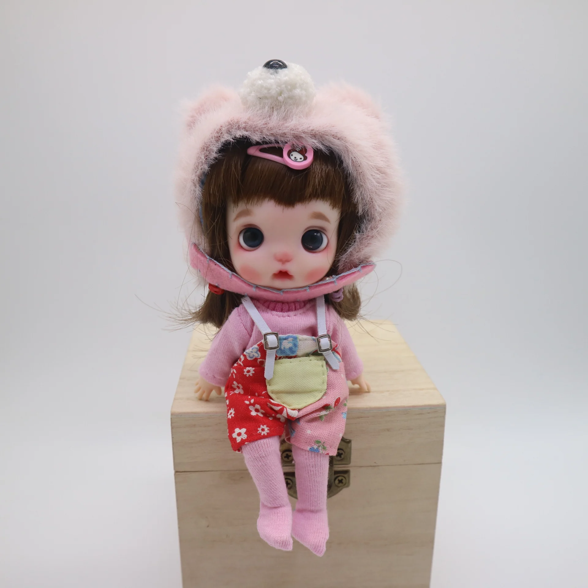 OB11 doll  customization 1/8 BJD dolls OB doll  DIY  polymer clay doll mini doll - £125.59 GBP+