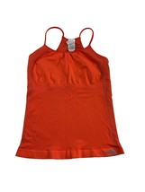 The North Face Womens Tank Size M/L Built in Bra Orange Workout Athleisure - $18.81