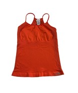 The North Face Womens Tank Size M/L Built in Bra Orange Workout Athleisure - £14.70 GBP