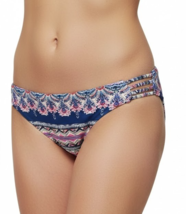 Raisins Navy Strappy Women Cocoa Beach Pant Bound Bikini Bottom (Large) NWT - $14.84