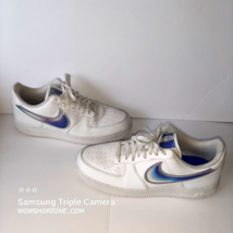 Authenticity Guarantee 
Men 11.5 Nike Air Force 1 Low Oversized Holograp... - £87.47 GBP