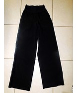 Pants ATHLETA Nolita Wide Leg Black Size 0 Preowned (tld) - £55.87 GBP