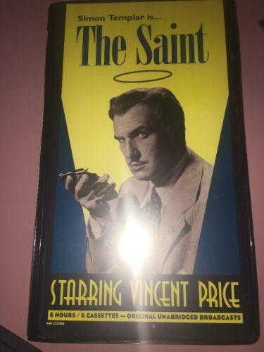 Die Saint Starring Vincent Preis 6 Stunden 6 Kassetten Original Sendung ... - $128.74