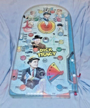 VINTAGE DICK TRACY MARX  TIN LITHOGRAPHED BAGATELLE BY MARX 1967 RARE - £97.03 GBP