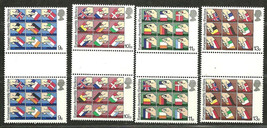 GREAT BRITAIN 1979 Very Fine MNH OG Pair Stamps Set Scott # 859-862 CV 5... - $3.25