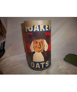 Quaker Oats Quaker Oat vintage Cardboard Canister Container Cereal Bin Tin - $359.02 MXN