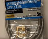 Everbilt 5 ft. Universal Stainless Steel Dishwasher Supply Line Connecto... - $14.75