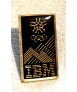 1988 Calgary Olympic Pin  ~ Sponsor ~ IBM vintage - $20.59