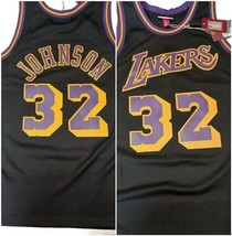 Mitchell &amp; Ness Size L Los Angeles Lakers 1984-85 Magic Johnson Swingman Jersey - £137.96 GBP