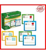 Interactive Alphabet &amp; Numbers Flashcards for Preschool - Fun Dry Erase ... - $587.19 MXN