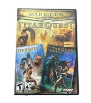 Titan Quest: Gold Edition (PC, 2007) Complete! 2 DVD-ROM - $12.00