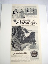 1951 CN Ad Canadian National Railways Provinces By The Sea - £7.06 GBP