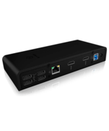 Icy Box 11 in 1 Docking Station HDMI USB USB-C VGA Laptop Hub Thunderbol... - $44.96