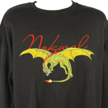 Nokwal Dragon Embroidered Crew Sweatshirt Oversized S 49 x 28 Collection 6 2019 - £76.99 GBP