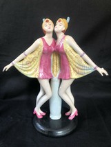 STEFAN DAKON. Figurine, &quot; Dolly Sisters &quot;, Josef Böck, Vienna, 1920s - $625.00