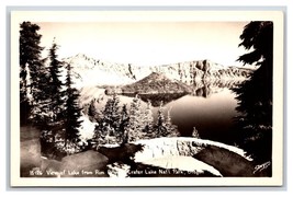 RPPC View From Rim Crater Lake National Park OR Sawyers Photo Postcard V6 - £3.07 GBP