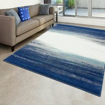 Rugs Area Rugs Carpets 8x10 Rug Modern Large Bedroom Floor Room Blue 5x7 Rugs ~~ - £77.53 GBP+