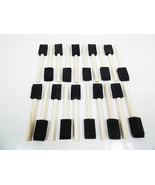One inch Foam Paint Brushes 20 Pack Arts &amp; Crafts Wood Handle Brush Hobb... - £7.46 GBP