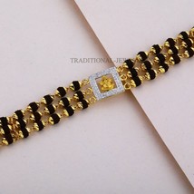Mens Exclusive Handmade Solid Rudraksha Bead Gold 22K Ganesha design Bracelet 3 - £3,566.00 GBP+