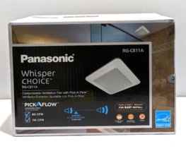 Panasonic Whisper Choice Ventilation Pick-A-Flow FlexZ Fast Bracket Exhaust Fan - £85.34 GBP