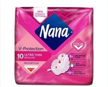 Pads 3x 10pcs Nana V-Protection Ultra Thin Sanitary with Wings For Regul... - $41.99